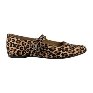 Sam and Libby Women's Fredi Mary Jane Flats Leopard Print Size 8.5M